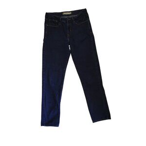 Levis Womens Dark Wash Skinny Jeans Size 8 Stretch Denim